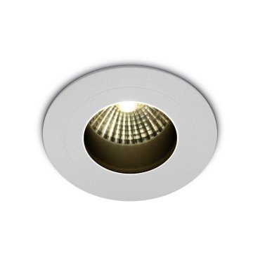 ONE Light Gamme Dark Light - spot à encastrer - Ø 70 mm, Ø 60 mm encastré - 7W LED inclus - IP65 - blanc - couleur de lumière blanche
