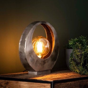 Vico Full Moon - lampe à poser - 30 x 13 x 32 cm - vieil argent
