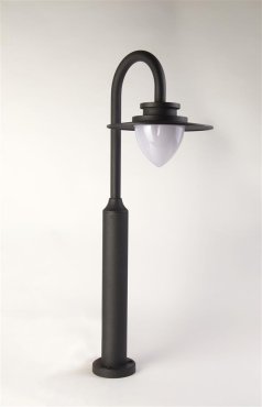 Searchlight Texas - jardinière - 34 x 80 cm - LED 9 W incluse - IP54 - noir