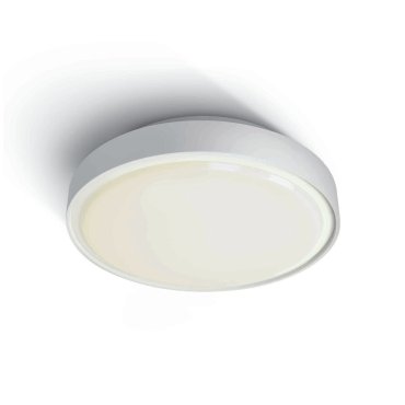 ONE Light LED Plafo Outdoor Round - plafonnier d'extérieur - Ø 30 x 8,3 cm - 24W LED inclus - IP65 - blanc - couleur de lumière blanc chaud