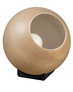 ETH Orb Saturn - lampe de table - Ø 35 x 41 cm - noir et taupe