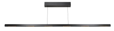 Suspension ETH Sem - 150 x 2 x 150 cm - LED 42W dimmable incluse - commande par mouvement - noir