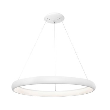 Nova Luce Albi - lampe suspendue - Ø 61 x 120 cm - 50W LED dimmable inclus - blanc