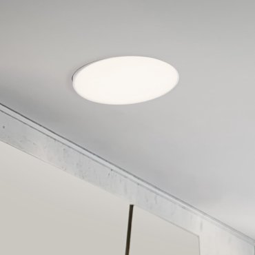 Nova Luce Perfect Profile Trimless - spot à encastrer avec télécommande - Ø 440 mm, 420 mm encastré - 24W LED dimmable inclus - 2700K-6000K - blanc