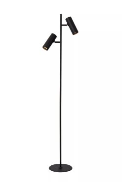 Lucide Clubs - lampadaire - Ø 22 x 140 cm - noir
