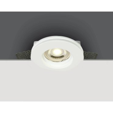 ONE Light Trimless Gypsum - spot encastré - Ø 100 mm, Ø 102 mm encastré - blanc