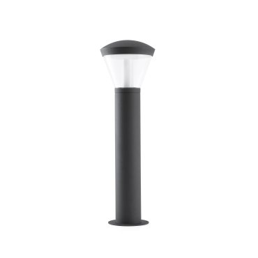 Faro Shelby - lampe de jardin - Ø 19 x 63 cm - 10W LED inclus - IP65 - gris foncé