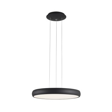 Nova Luce Gap - lampe suspendue - Ø 51 x 120 cm - 50W LED inclus - noir