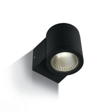 ONE Light Outdoor Wall Cylinders - applique murale extérieure - 8 x 10,6 x 9 cm - 6W LED inclus - IP54 - noir