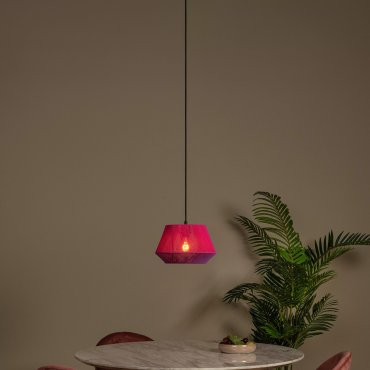 Lucide Jessica - lampe suspendue - Ø 30 x 154,5 cm - rose