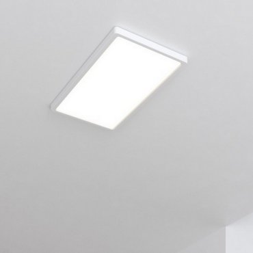 Nordlux Harlow - plafonnier - 59,5 x 24,5 x 2,3 cm - 3 étapes Moodmaker Fonction SceneSelect - 22W LED inclus - IP54 - blanc