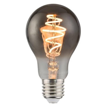 Nordlux Lampe à incandescence LED - Ø 6 x 10,9 cm - E27 - 5W dimmable - 1800K - fumé