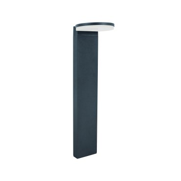 Nova Luce Posen - lampe de jardin - 18 x 19 x 65 cm - 10W LED inclus - IP65 - anthracite