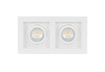 Projectlight Bloq 2L - spot encastré - 180 x 100 mm, 171 x 92 mm taille d'encastrement - blanc