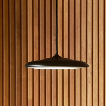 Design for the People Artist 25 - lampe suspendue - Ø 25 x 306 cm - 14W dimmable LED inclus - noir