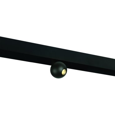 ONE Light système de rail magnétique - Ball Lights - spot sur rail - Ø 5,4 x 8 cm - 7W LED inclus - noir