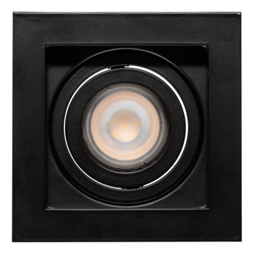 Projectlight Bloq - spot encastrable - 100 x 100 mm, 92 x 92 mm encastrable - noir