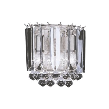 Searchlight Sigma - applique murale - 22 x 23 cm - chrome