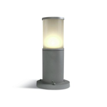 ONE Light E27 Tube Lights - lampe de jardin - Ø 10,7 x 35 cm - IP54 - gris