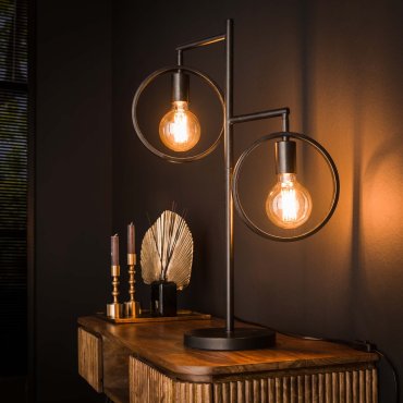 Vico Ring 2L - lampe à poser - 50 x 22 x 70 cm - anthracite
