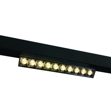ONE Light système de rail magnétique - Luminaires linéaires - 27 x 3,4 x 9,5 cm - 22W DALI dimmable LED inclus - noir