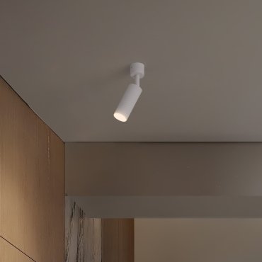 Nova Luce Comet - plafonnier - Ø 4 x 17 cm - blanc sable