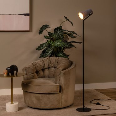 Lucide Bensen - lampadaire - Ø 22 x 152 cm - gris