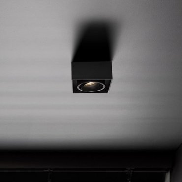 Nova Luce Brook - spot encastré - 9,6 x 9,6 x 7,8 cm, encastré 79 mm - noir