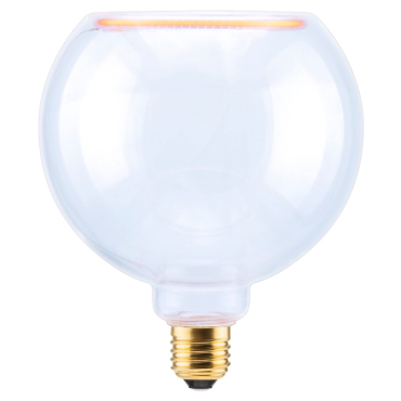Segula Ampoule LED - Globe flottant - Ø 15 x 18,5 cm - E27 - 6W dimmable - 1900K - transparent