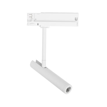 Nova Luce Wang - Spot sur rail triphasé - 16 x 3 x 29 cm - 12W LED inclus - blanc sable