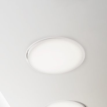 Nova Luce Perfect Profile Trimless - spot encastré - Ø 1045 mm, 1030 mm encastré - 120W LED dimmable inclus - 3000K - blanc