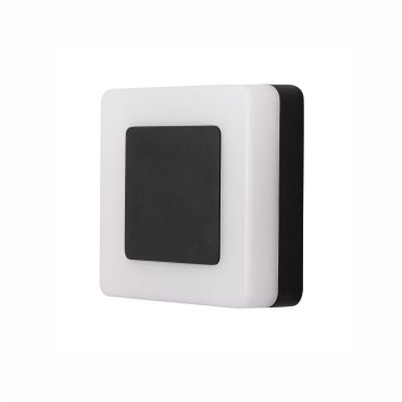Nova Luce Tune - applique d'extérieur - 15 x 5,5 x 15 cm - 9W LED inclus - IP65 - noir et blanc