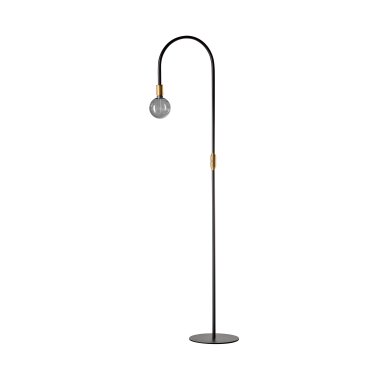 ETH Pike - lampadaire - Ø 30 x 180 cm - laiton et noir