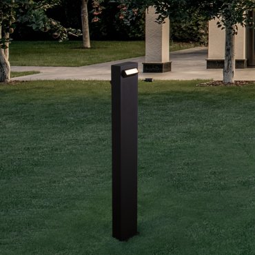 Nova Luce Zelda - lampe de jardin - 12 x 80 x 9,4 cm - 9W LED inclus - IP65 - noir sablé