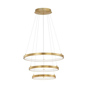 Nova Luce Leon - lampe suspendue - Ø 61 x 150 cm - 83W LED dimmable inclus - gold