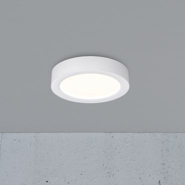 Nordlux Sóller 12 - lampe de plafond - Ø 12,9 x 2,5 cm - 7,5W dimmable LED inclus -  IP44 - blanc