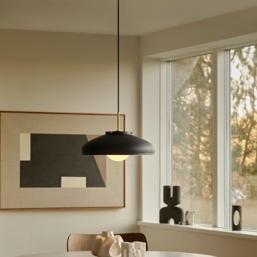 Design For The People Latif - lampe suspendue - Ø 40 x 326,4 cm - noir