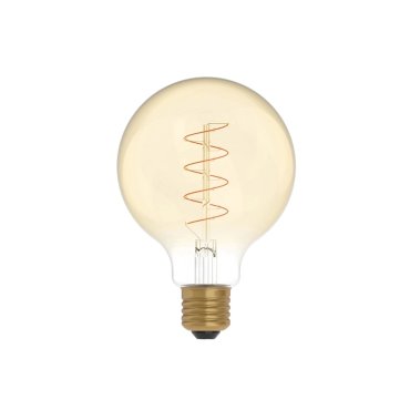 Lampe à filament LED Creative Cables - Ø 9,5 x 14 cm - E27 - 4W dimmable - 1800K - ambre