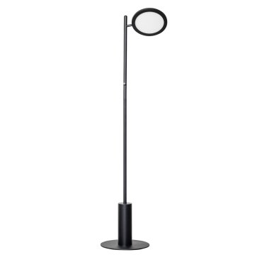 ETH Felson – lampadaire – Ø 20 x 130 cm – 14W LED dimmable inclus – noir