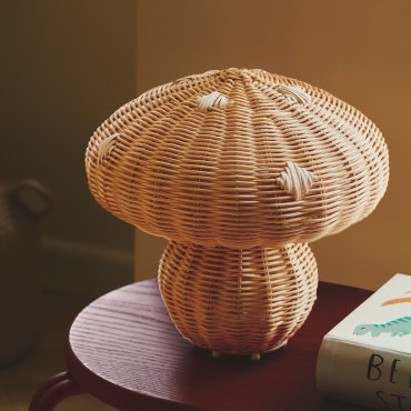 Nordlux Allie - lampe à poser - Ø 30 x 28,3 cm - rotin