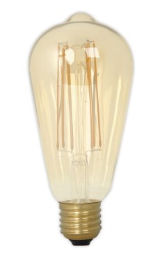 Ampoule LED à filament goutte d'eau dimmable - E27 - 6W - 2100K