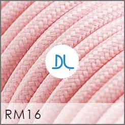Daylight Italia - cordon textile - par 100 cm - rose pâle