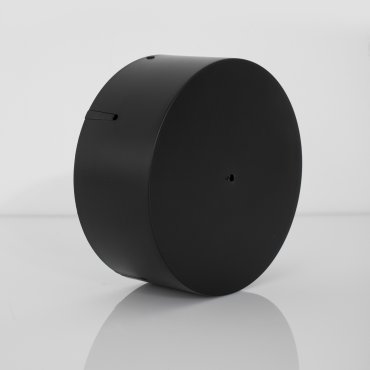 Nova Luce - boîte noire pour lampe suspendue Belar - Ø 15 x 6 cm - noir