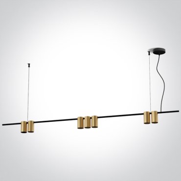 ONE Light Pendants - lampe suspendue - 150 x 150 cm - laiton brossé