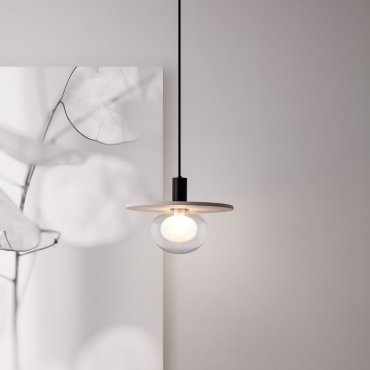 Nova Luce Vrahos - lampe suspendue - Ø 29,5 x 160 cm - beige terrazzo
