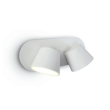 ONE Light Hotel Reading Spots - spot en saillie 2L - 26,5 x 12,5 x 10 cm - 2 x 6W LED inclus - blanc