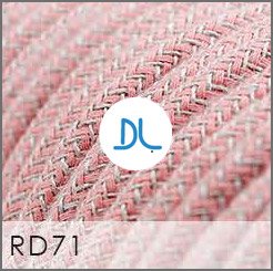 Daylight Italia - cordon textile - par 100 cm - rose