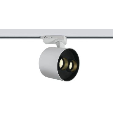 ONE Light Dark Light Tubes - spot sur rail - système de rail triphasé - Ø 9 x 7,3 cm - 12W LED inclus - blanc