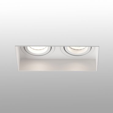 Faro Hyde Trimless - spot encastré - 164 x 82 mm, 182 x 93 mm taille d'encastrement - blanc mat