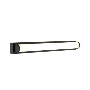 Artdelight Salto - applique murale en saillie - 60,8 x 9,5 x 8 cm - 12W LED dimmable inclus - noir